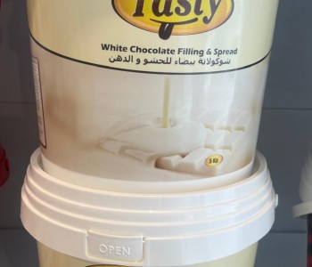حشوة الشوكلاته البيضاء للحشو و الدهن tasty 5kg 